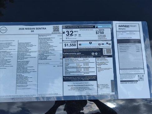 New 2026 Nissan Sentra SR w/ SR Premium Package FWD image 20