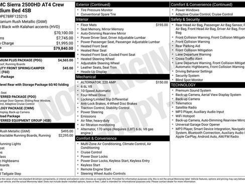 Certified 2024 GMC Sierra 2500 AT4 w/ AT4 Premium Plus Package AWD/4WD image 45