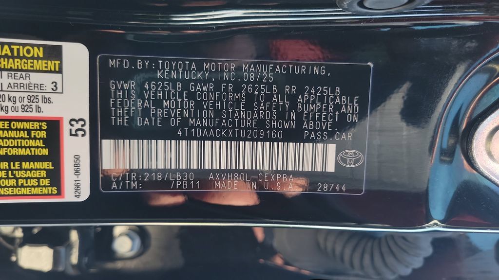 Certified 2026 Toyota Camry XSE FWD image 28