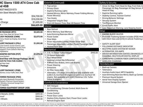 Used 2021 GMC Sierra 1500 AT4 w/ AT4 Value Package AWD/4WD image 32