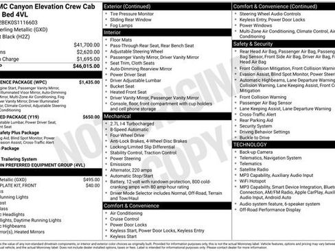 Used 2025 GMC Canyon Elevation w/ Convenience Package AWD/4WD image 4