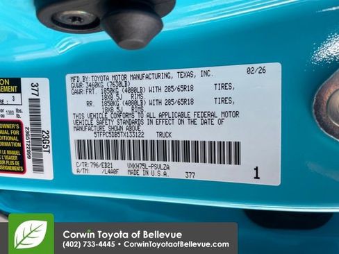 New 2026 Toyota Tundra TRD Pro image 29