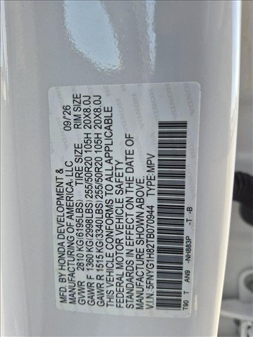 New 2026 Honda Pilot Elite image 17