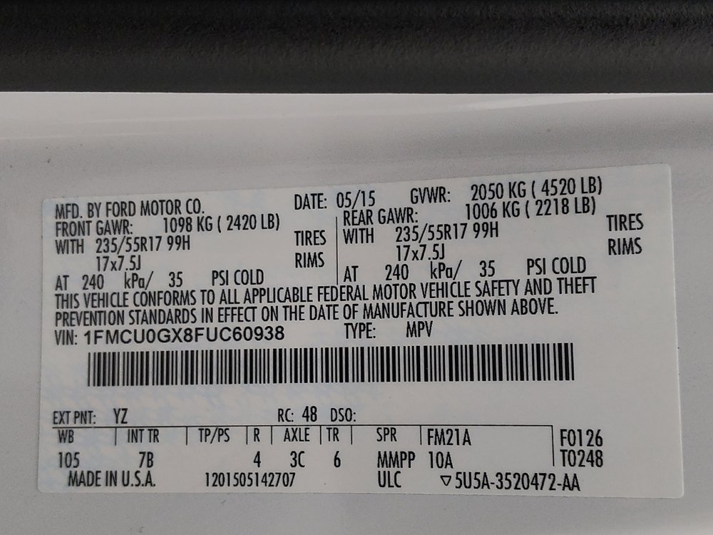 Used 2015 Ford Escape SE FWD image 33