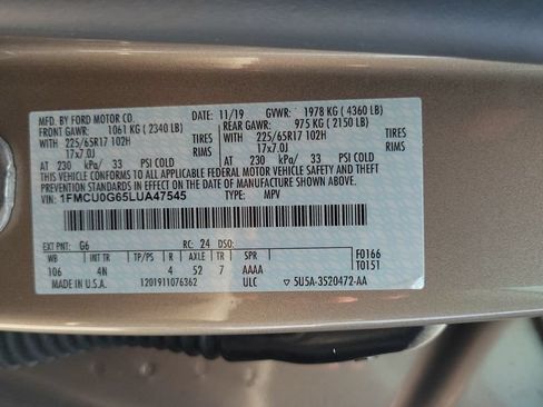 Used 2020 Ford Escape SE FWD image 23