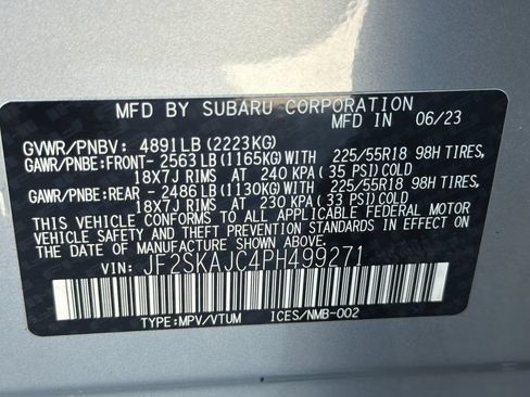 Certified 2023 Subaru Forester Sport AWD/4WD image 54