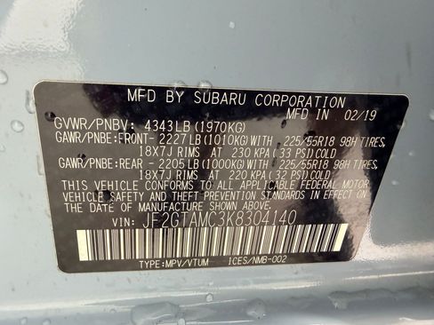 Used 2019 Subaru Crosstrek 2.0i Limited AWD/4WD image 26