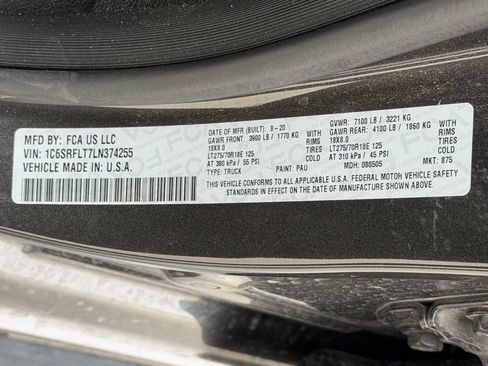 Used 2020 RAM 1500 Rebel w/ Rebel Level 2 Equipment Group AWD/4WD image 34