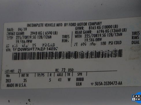 Used 2019 Ford F550 4x4 Crew Cab Super Duty image 45