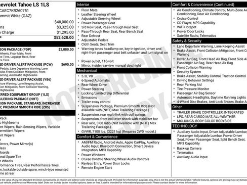 Used 2019 Chevrolet Tahoe LS w/ All-Season Package RWD image 7