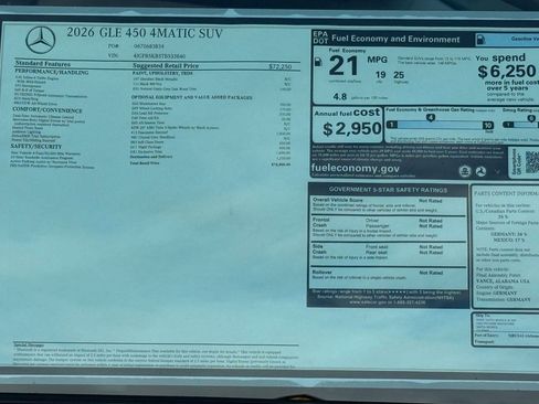 New 2026 Mercedes-Benz GLE 450 4MATIC image 31