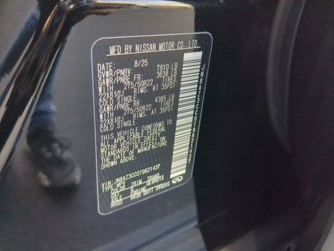 New 2026 INFINITI QX80 Autograph image 36