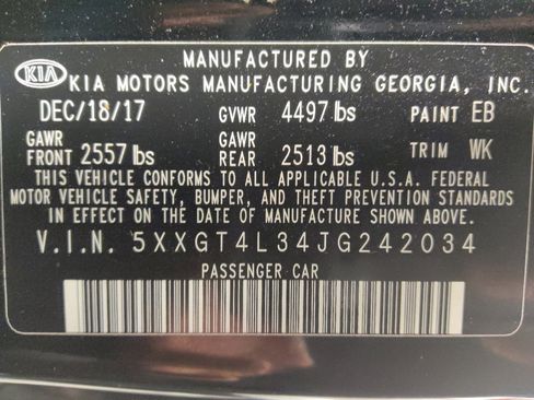 Used 2018 Kia Optima S w/ Panoramic Sunroof Package FWD image 33
