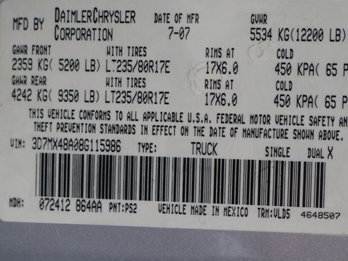 Used 2008 Dodge Ram 3500 Truck Laramie w/ Trailer Tow Group image 35