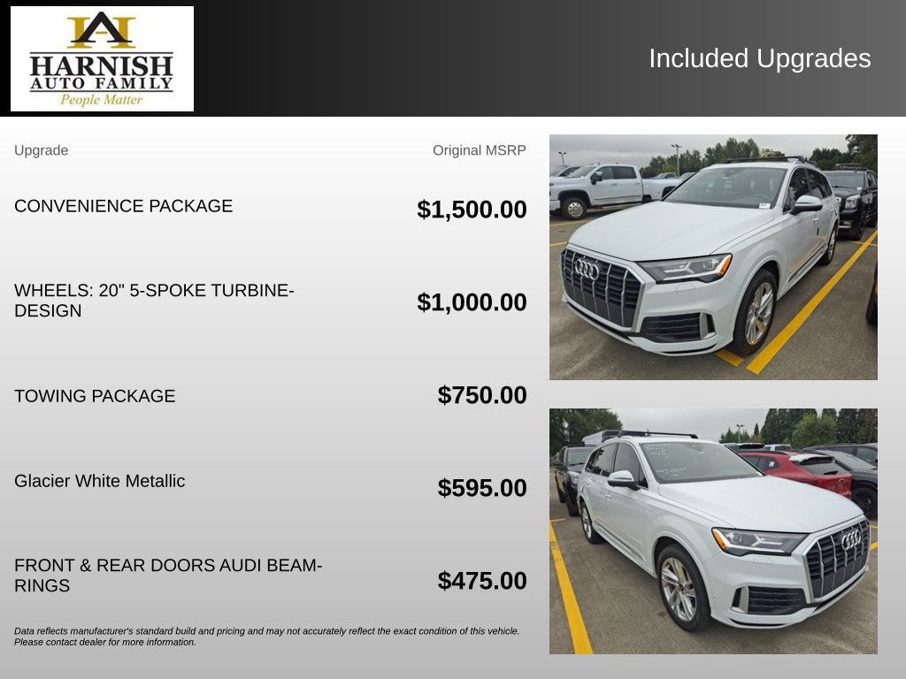 Used 2021 Audi Q7 2.0T Premium w/ Convenience Package AWD/4WD image 5