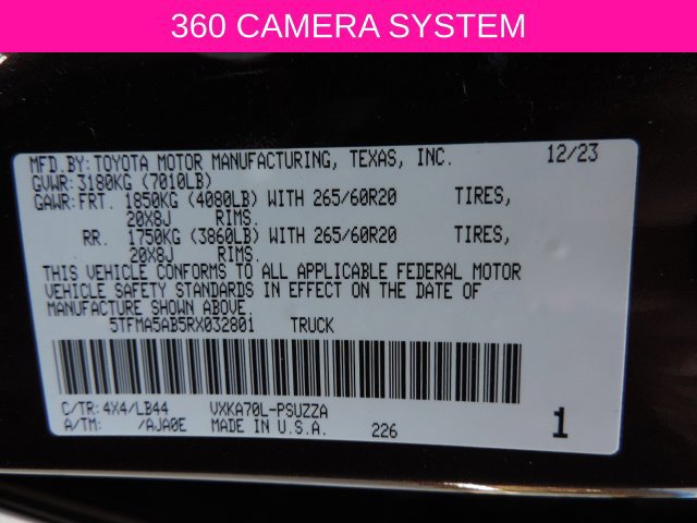 Used 2024 Toyota Tundra 1794 Edition RWD image 14