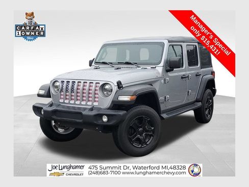 Used 2021 Jeep Wrangler Unlimited Sport AWD/4WD image 1