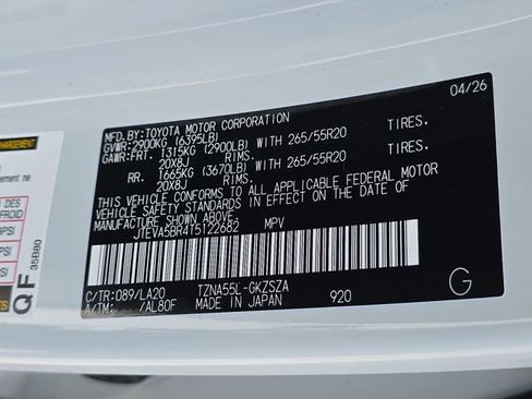 New 2026 Toyota 4Runner Limited AWD/4WD image 36