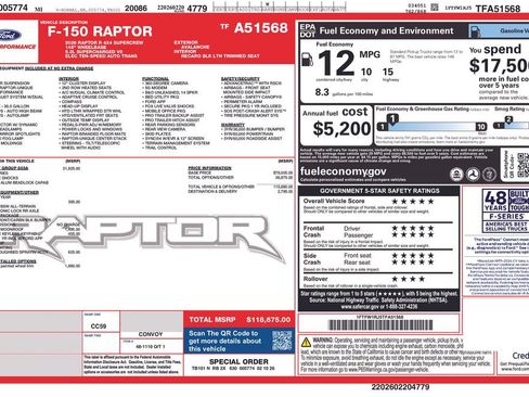 New 2026 Ford F150 Raptor AWD/4WD image 2