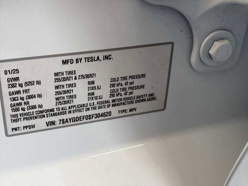 Used 2025 Tesla Model Y Performance AWD/4WD image 26
