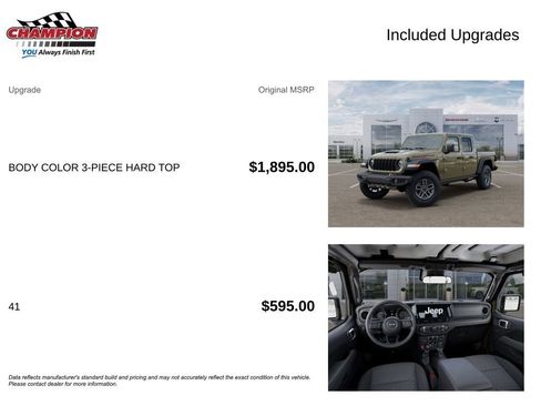 New 2026 Jeep Gladiator Mojave AWD/4WD image 6