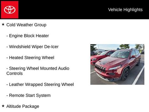 Used 2018 Jeep Cherokee Latitude w/ Altitude Package image 10