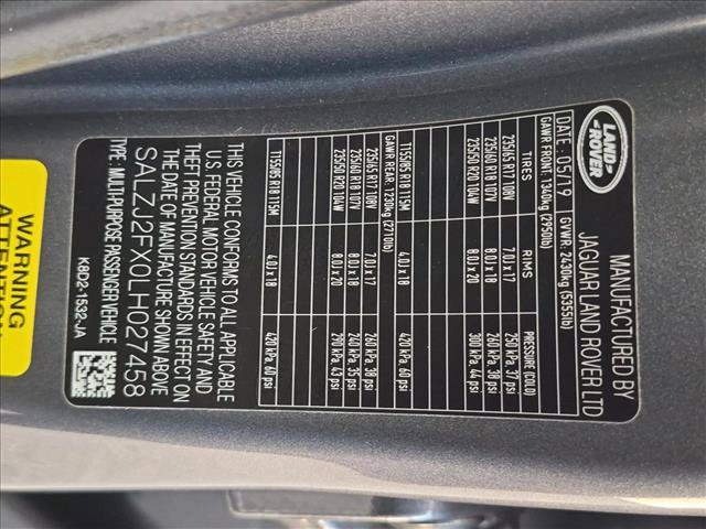 Used 2020 Land Rover Range Rover Evoque S AWD/4WD image 25