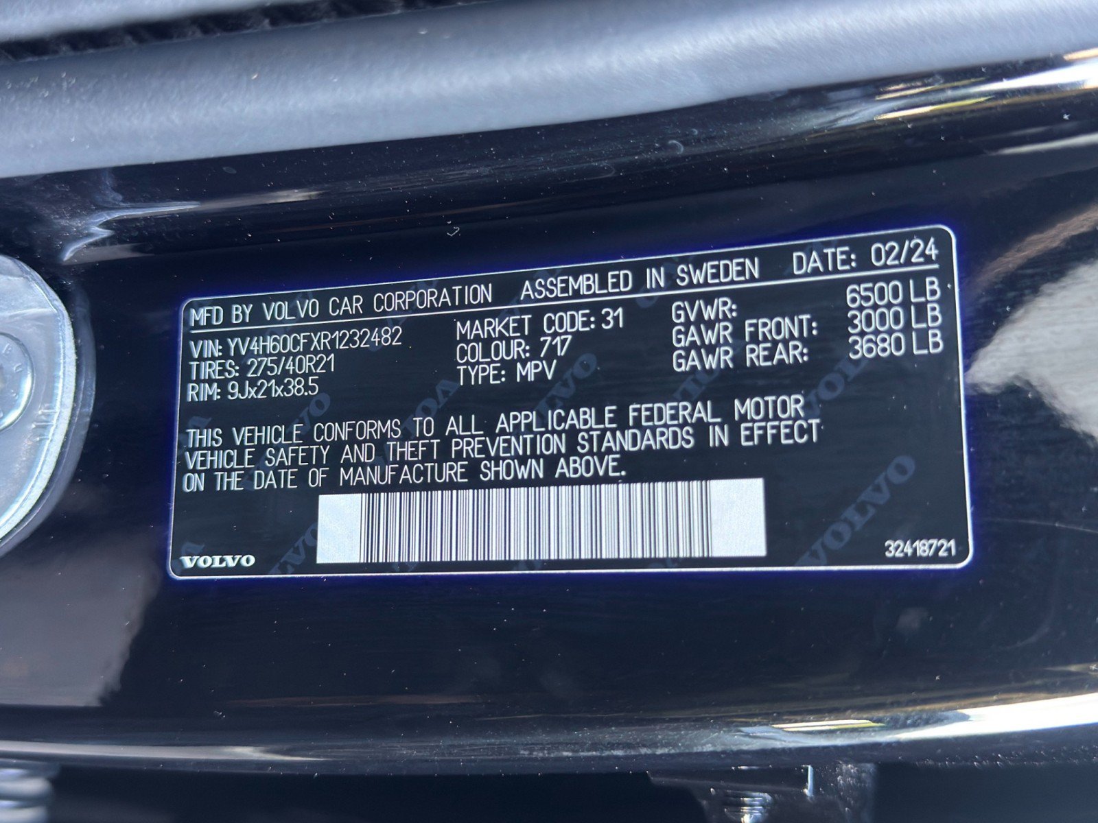 Used 2024 Volvo XC90 T8 Ultimate w/ Lounge Package AWD/4WD image 49