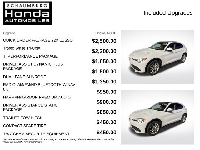 Used 2019 Alfa Romeo Stelvio Ti Lusso w/ Quick Order Package 22X Lusso AWD/4WD image 4