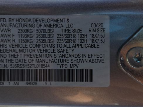 New 2026 Honda CR-V Sport image 25