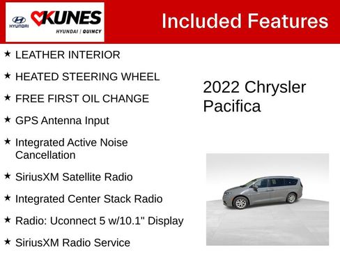 Used 2022 Chrysler Pacifica Touring-L FWD image 3