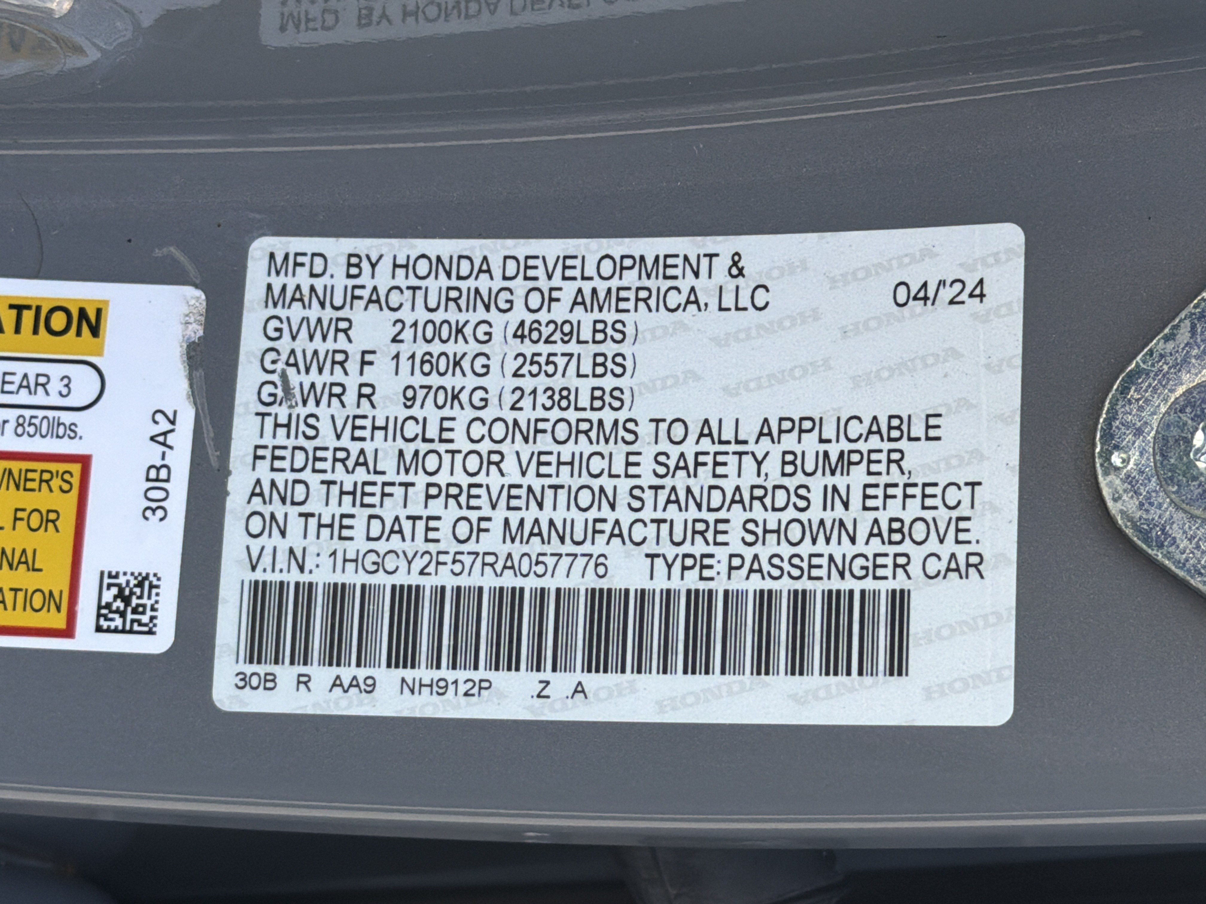 Used 2024 Honda Accord Sport image 34