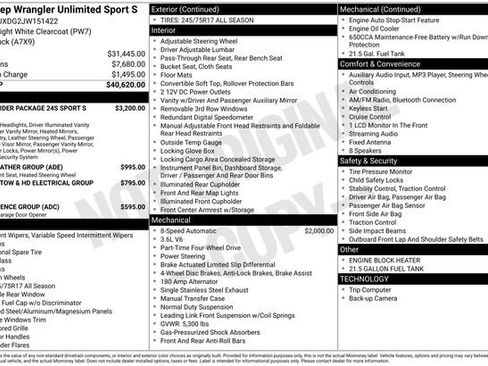 Used 2018 Jeep Wrangler Unlimited Sport S image 15