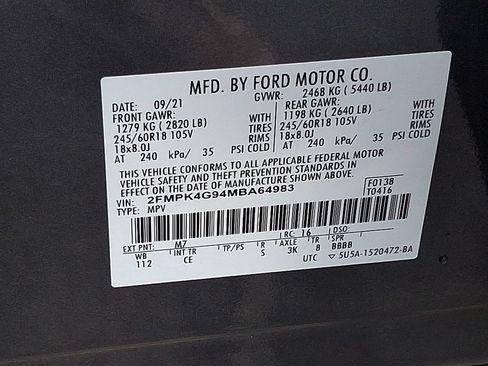 Used 2021 Ford Edge SE AWD/4WD image 27
