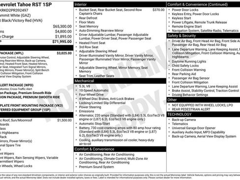 Certified 2023 Chevrolet Tahoe RST w/ Luxury Package AWD/4WD image 2