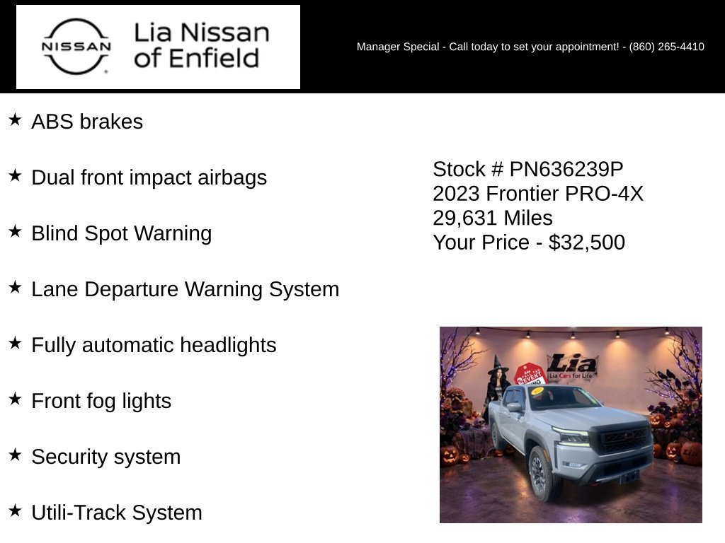 Used 2023 Nissan Frontier PRO-4X w/ Pro Convenience Package AWD/4WD image 30