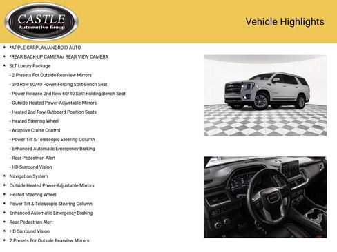 Used 2023 GMC Yukon SLT w/ SLT Luxury Package AWD/4WD image 3