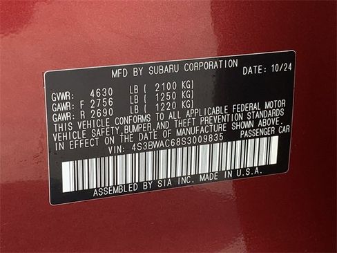 New 2025 Subaru Legacy Premium image 30