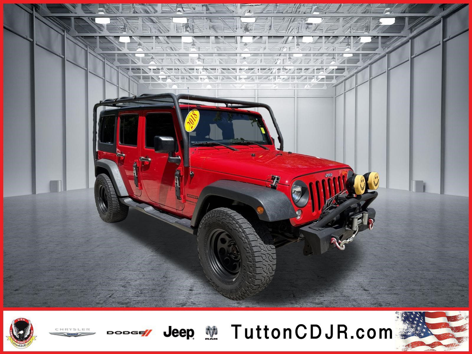 Used 2018 Jeep Wrangler Unlimited Sport S AWD/4WD image 1