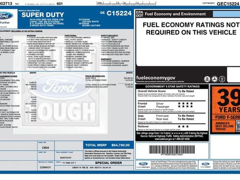 Used 2016 Ford F250 Lariat w/ Chrome Package AWD/4WD image 7