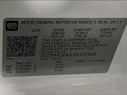 Certified 2026 GMC Sierra 1500 Elevation w/ Elevation Select Package image 59