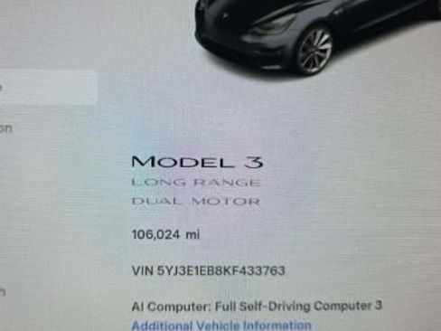 Used 2019 Tesla Model 3 Long Range AWD/4WD image 6