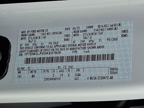 Used 2025 Ford F150 XLT w/ Equipment Group 301A Standard AWD/4WD image 27