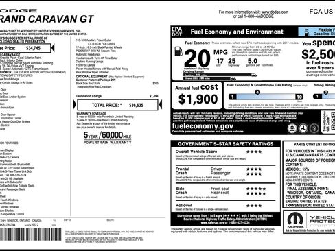 Used 2019 Dodge Grand Caravan GT image 2