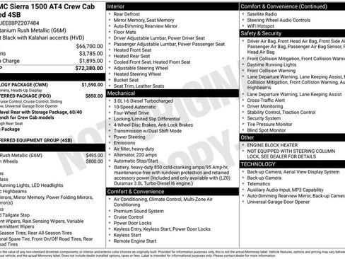 Used 2023 GMC Sierra 1500 AT4 w/ Technology Package AWD/4WD image 6