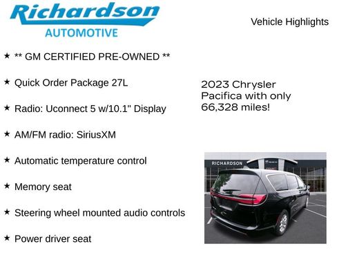 Used 2023 Chrysler Pacifica Touring-L FWD image 10