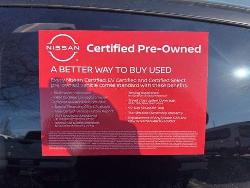 Certified 2025 Nissan Sentra SV w/ All-Weather Package image 8