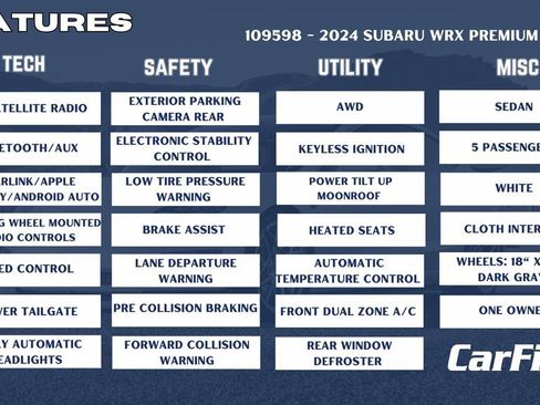 Used 2024 Subaru WRX Premium image 32