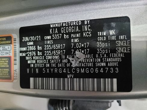 Used 2021 Kia Sorento LX image 33