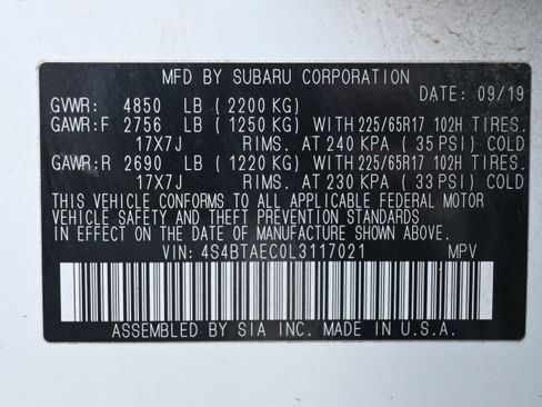 Used 2020 Subaru Outback Premium w/ Popular Package #1 image 37